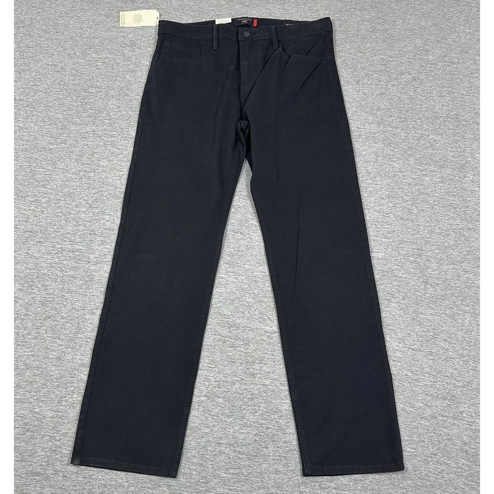 Dockers Pants Mens 33x32 Black All-Day 5-Pocket Straight Stretch City Tech